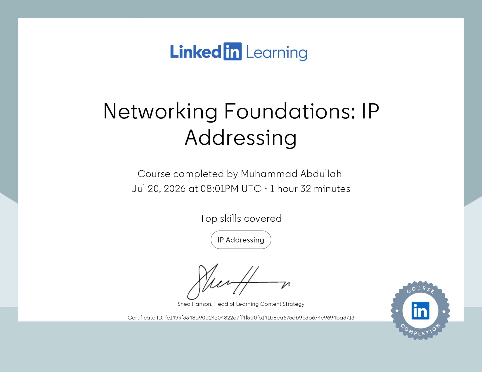 Ethical Hacking certificate 4